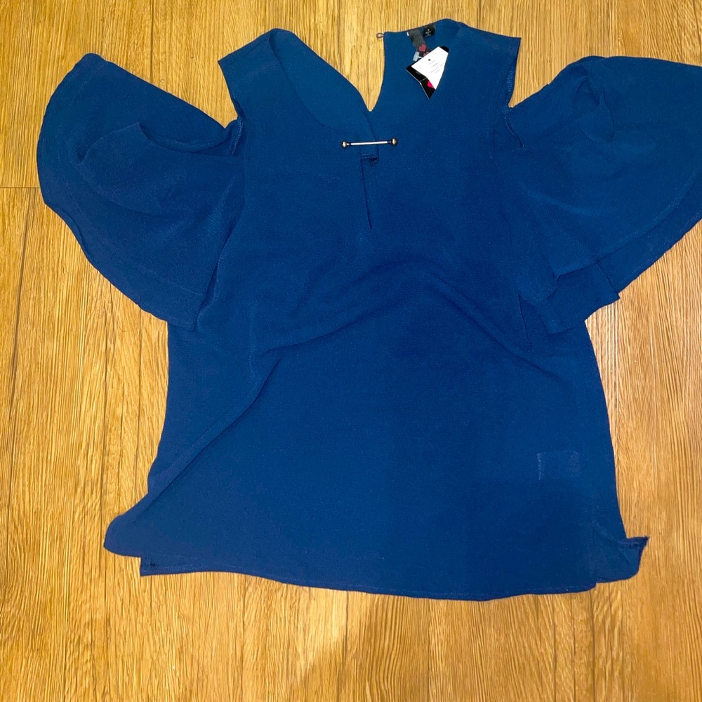 Navy blue blouse